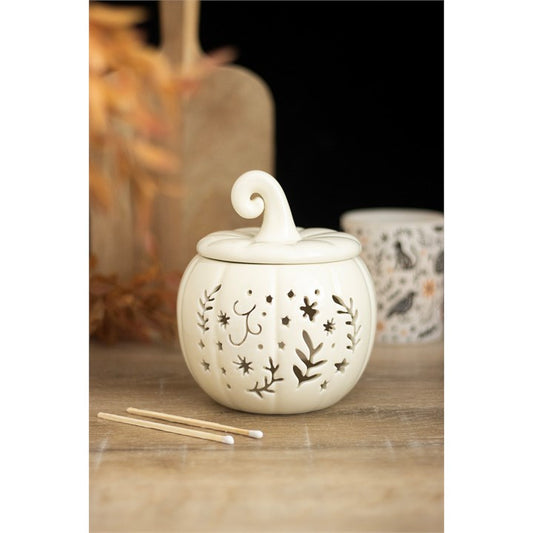 Cream  Pumpkin Wax & Oil Burner