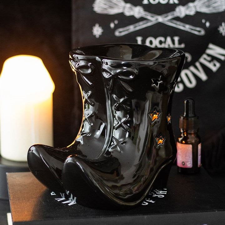Black Witch Boots Wax & Oil Burner