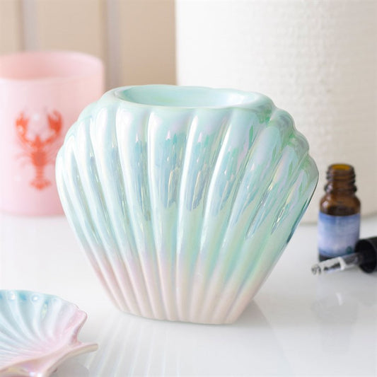 Iridescent Shell Wax & Oil Burner